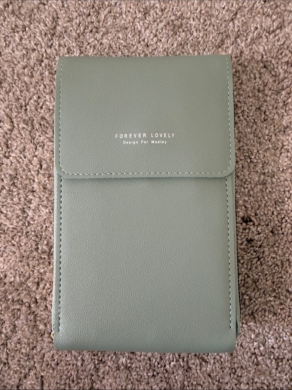 NWT Mini Crossbody Phone Bag in Sage Green